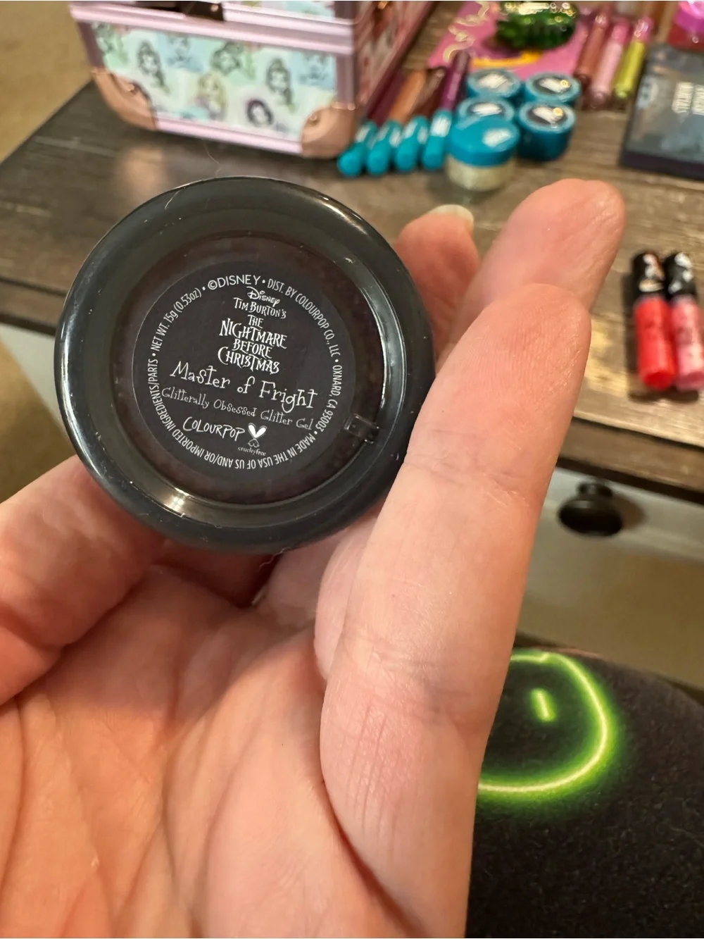 Nightmare Before Christmas Lip Shine Duo with Glitter Gel